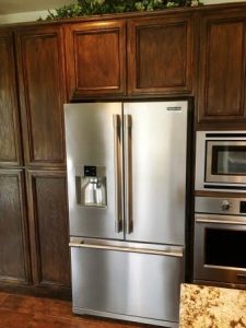 Kitchen cabinet repainting